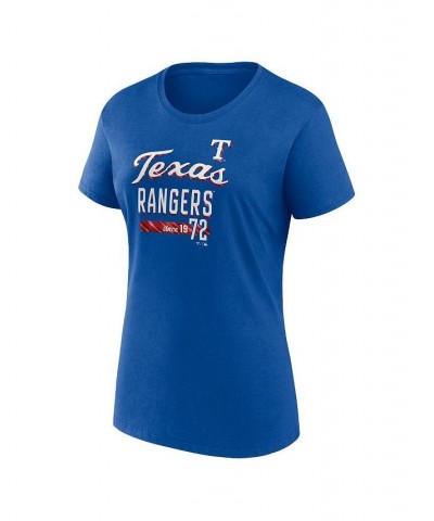 Women's Branded Royal White Texas Rangers Team T-shirt Combo Set Royal, White $28.80 Tops