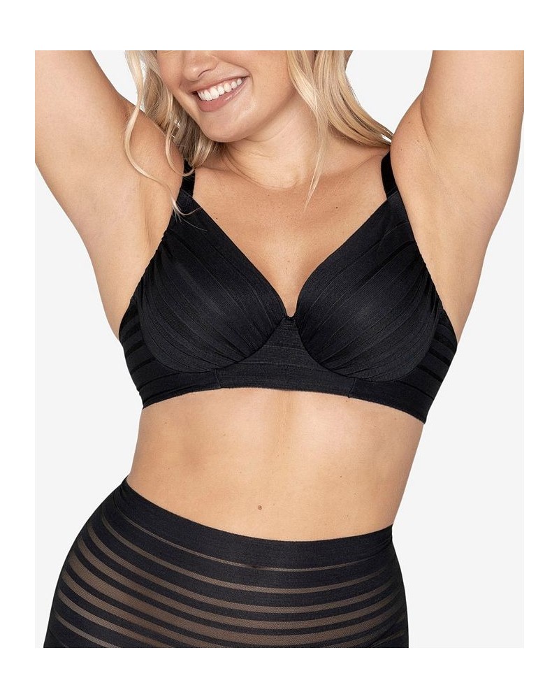 Retro Full Coverage Bra 011901 Black $25.08 Bras