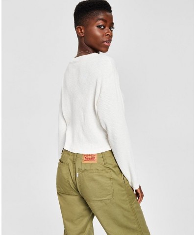 Women's Oversized Shirt Henley Top & Utility Pants Tofu $28.70 Pants