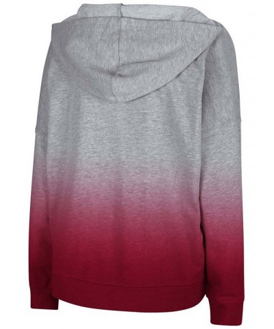 Women's Heather Gray Alabama Crimson Tide On Wednesdays Dip-Dye Pullover Hoodie Heather Gray $25.80 Sweatshirts