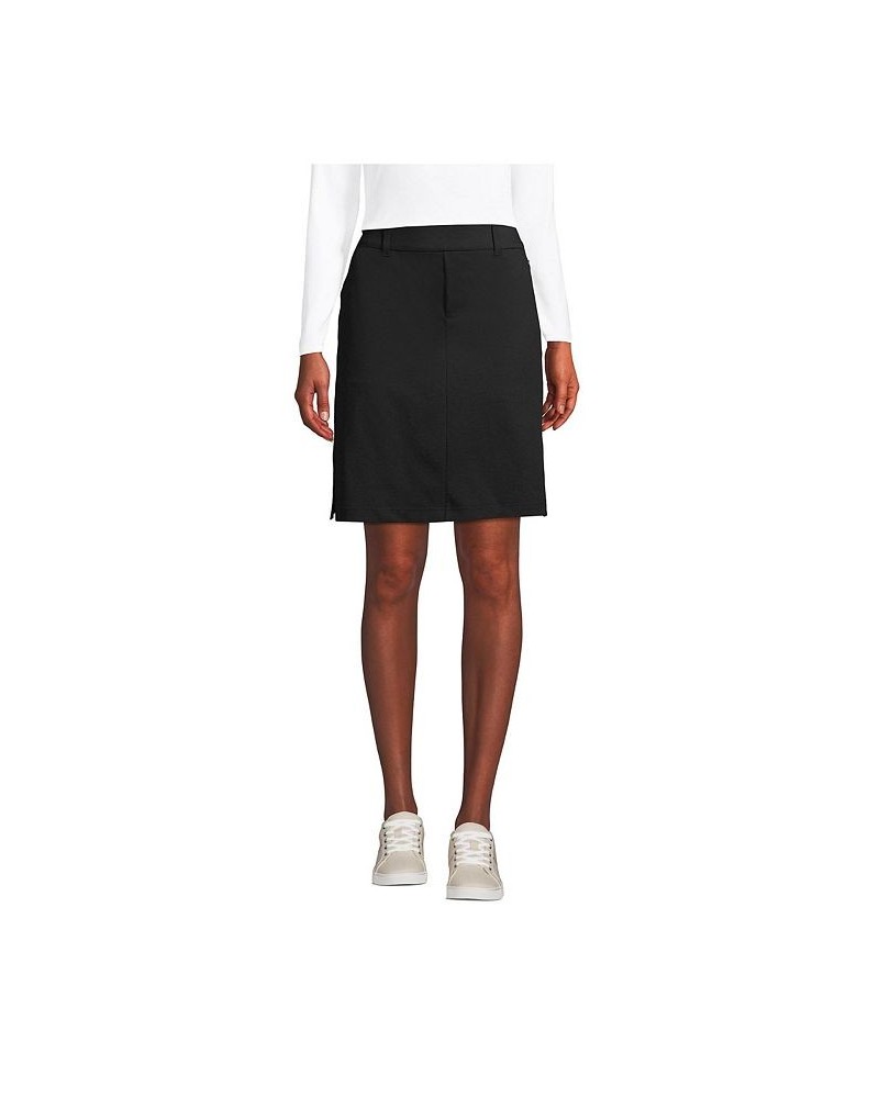 Women's Petite Lands' End Flex High Rise Pull On Skorts Black $38.16 Skirts