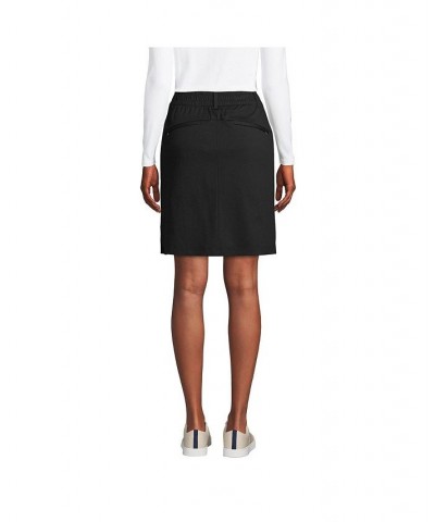 Women's Petite Lands' End Flex High Rise Pull On Skorts Black $38.16 Skirts