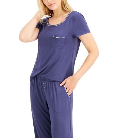 Women's Ultra-Soft Pajama Set Blue $17.36 Sleepwear