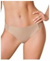 Women's Lace Side Seamless Thong Panty Tan/Beige $12.48 Panty