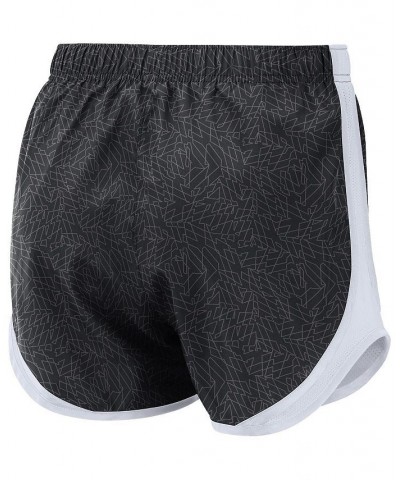 Women's Black White Iowa Hawkeyes Performance Tempo Shorts Black, White $25.91 Shorts