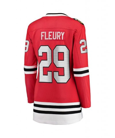 Women's Marc-Andre Fleury Red Chicago Blackhawks Home Premier Breakaway Player Jersey Red $80.00 Jersey