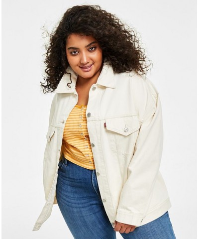 Trendy Plus Size Cotton Baggy Trucker Jacket Barely Freezing $54.99 Jackets