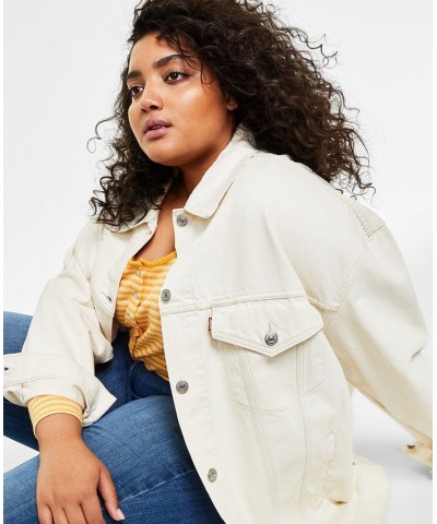 Trendy Plus Size Cotton Baggy Trucker Jacket Barely Freezing $54.99 Jackets