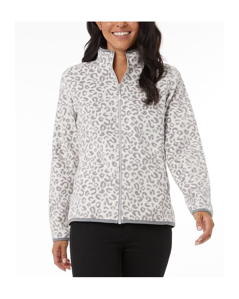 Women's Fleece Full Zip Gray $13.13 Tops