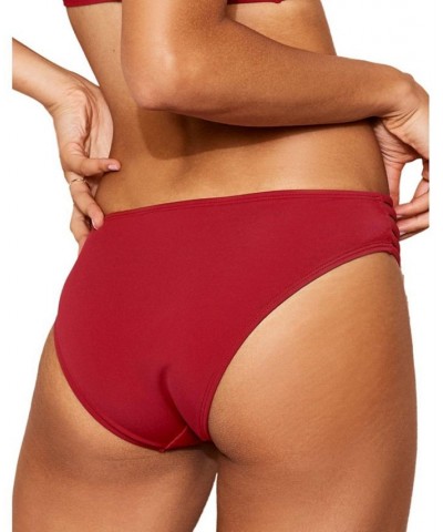 Elle Women's Swimwear Panty Bottom Dark red $10.73 Swimsuits