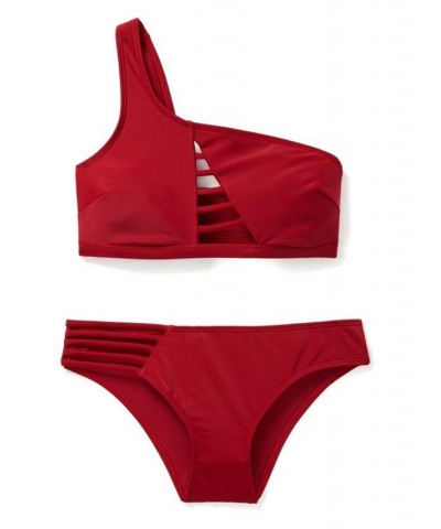 Elle Women's Swimwear Panty Bottom Dark red $10.73 Swimsuits