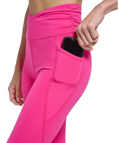 Crossover Balance Compression Super Soft Leggings Pink $19.48 Pants