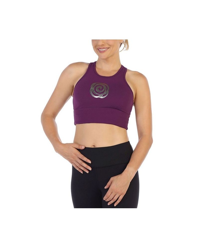 Racerback Sports Bra Purple $39.00 Bras