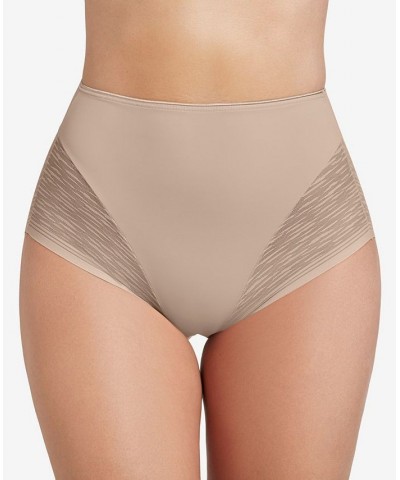 High Waisted Sheer Lace Shaper Panty Tan/Beige $19.35 Panty