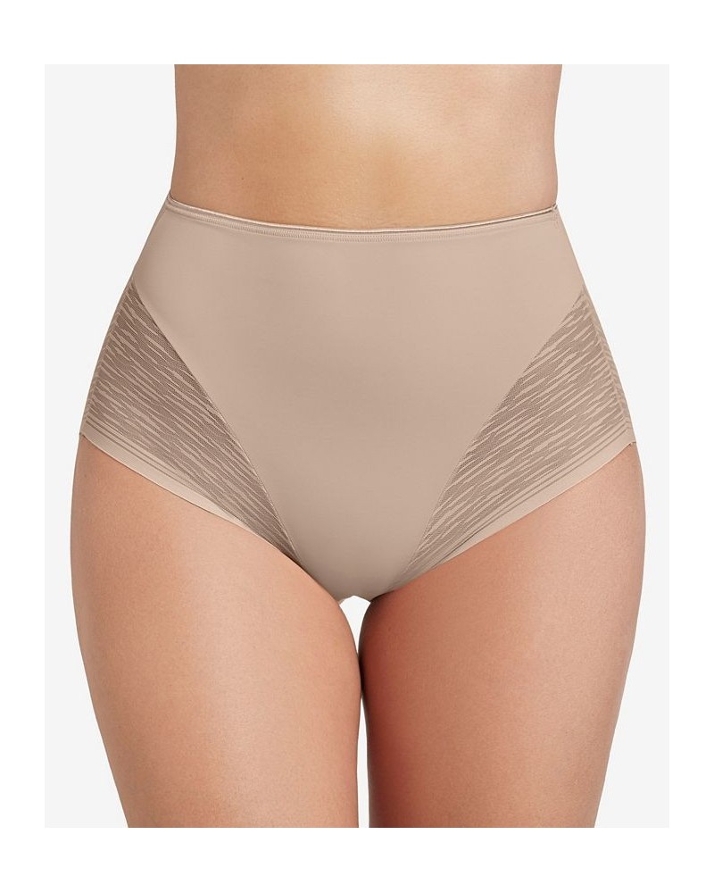 High Waisted Sheer Lace Shaper Panty Tan/Beige $19.35 Panty