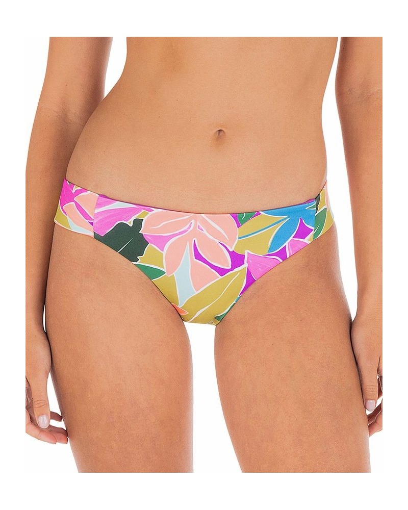 Juniors' Max Isla Moderate-Coverage Side-Tab Bikini Bottoms Violet $30.55 Swimsuits