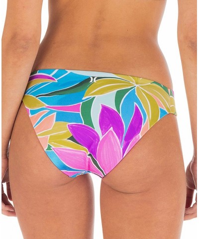 Juniors' Max Isla Moderate-Coverage Side-Tab Bikini Bottoms Violet $30.55 Swimsuits