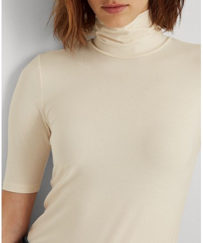 Slim-Fit Turtleneck White $38.96 Tops