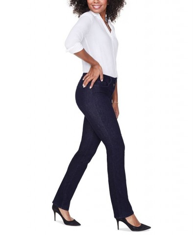 Marilyn Tummy-Control Straight-Leg Jeans Black $34.70 Jeans