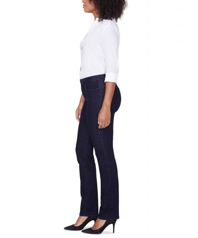 Marilyn Tummy-Control Straight-Leg Jeans Black $34.70 Jeans