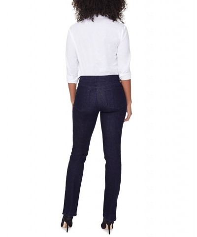 Marilyn Tummy-Control Straight-Leg Jeans Black $34.70 Jeans