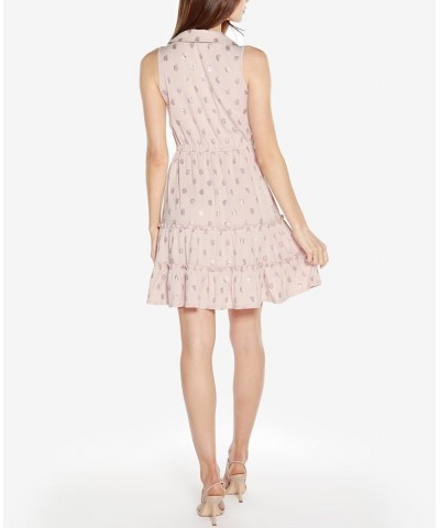 Black Label Petite Paisley Print Tiered Sleeveless Dress Silver Rose, Rose $42.00 Dresses