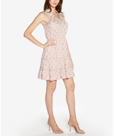 Black Label Petite Paisley Print Tiered Sleeveless Dress Silver Rose, Rose $42.00 Dresses