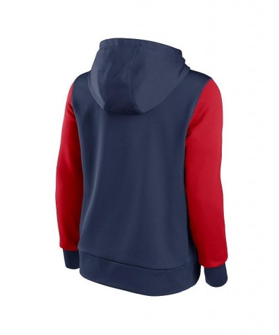 Women's Navy and Red Minnesota Twins Authentic Collection Pullover Hoodie Navy, Red $40.50 Sweatshirts