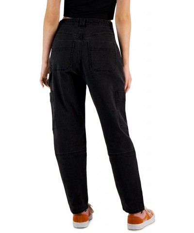 Juniors' High-Rise Carpenter Mom Jeans Jaxon $17.05 Jeans