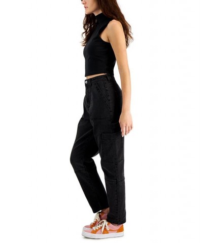 Juniors' High-Rise Carpenter Mom Jeans Jaxon $17.05 Jeans