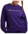 Women's Star Logo Powerblend Crewneck Sweatshirt Purple $25.18 Sweatshirts