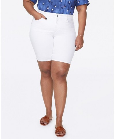 Plus Size Ella Jean Shorts White $31.89 Shorts