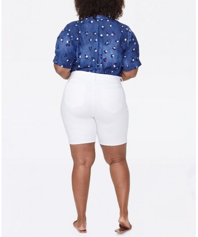 Plus Size Ella Jean Shorts White $31.89 Shorts