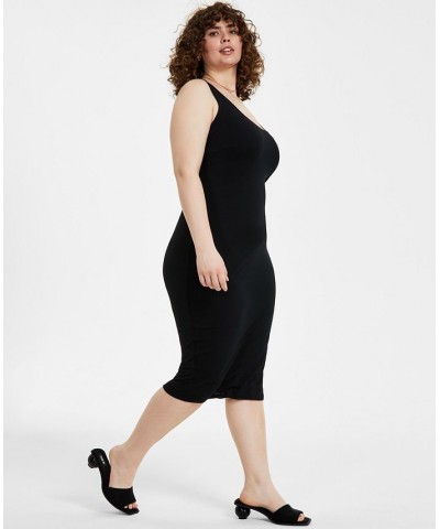 Trendy Plus Size Ruched-Sleeve Blazer & Bodycon Midi Dress $20.50 Dresses