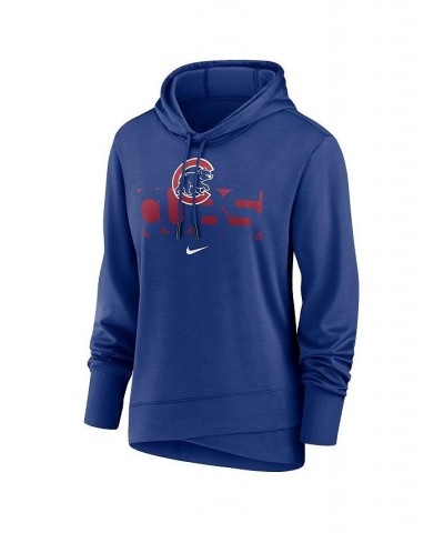 Women's Royal Chicago Cubs Diamond Knockout Performance Pullover Hoodie Royal $40.00 Sweatshirts