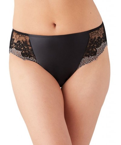 Women's Side Note High Cut Underwear 841377 Black $24.36 Panty