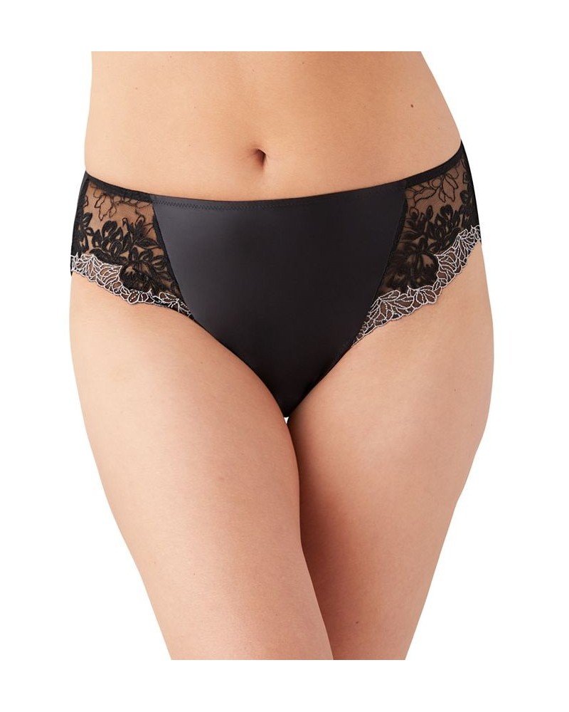 Women's Side Note High Cut Underwear 841377 Black $24.36 Panty