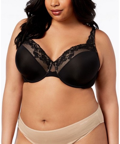 Cloud 9 UW Contour Lace-Neckline Bra GF7961A Black $13.24 Bras