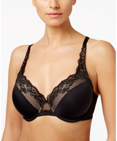 Cloud 9 UW Contour Lace-Neckline Bra GF7961A Black $13.24 Bras