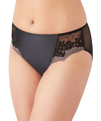 Women's Side Note High Cut Underwear 841377 Black $24.36 Panty