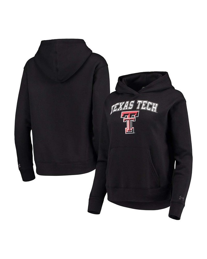 Women's Black Texas Tech Red Raiders All Day Team Fleece Pullover Hoodie Black $37.44 Sweatshirts