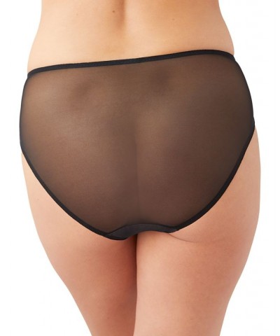 Women's Side Note High Cut Underwear 841377 Black $24.36 Panty