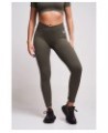 Women's Evlan Recycled Rib Criss Cross Legging - PETROL Green $28.60 Pants