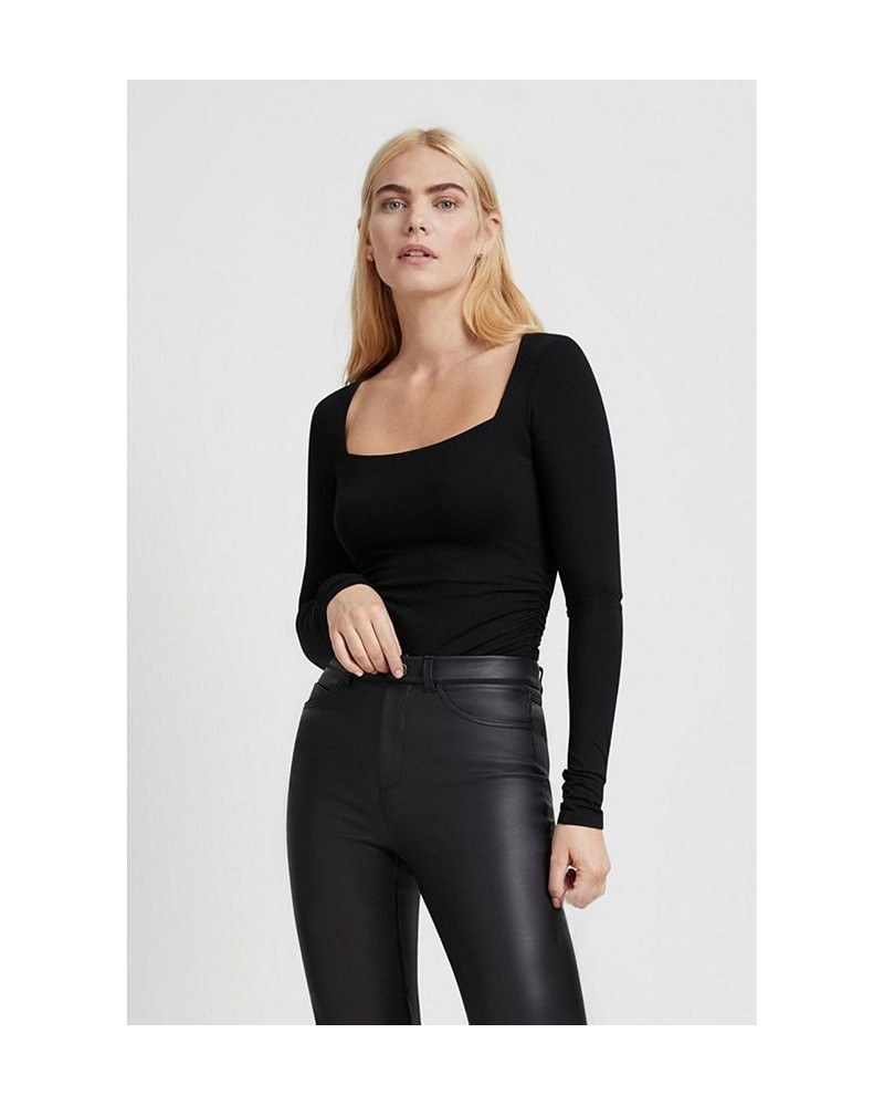 Women's Carmine Top Black $40.18 Tops