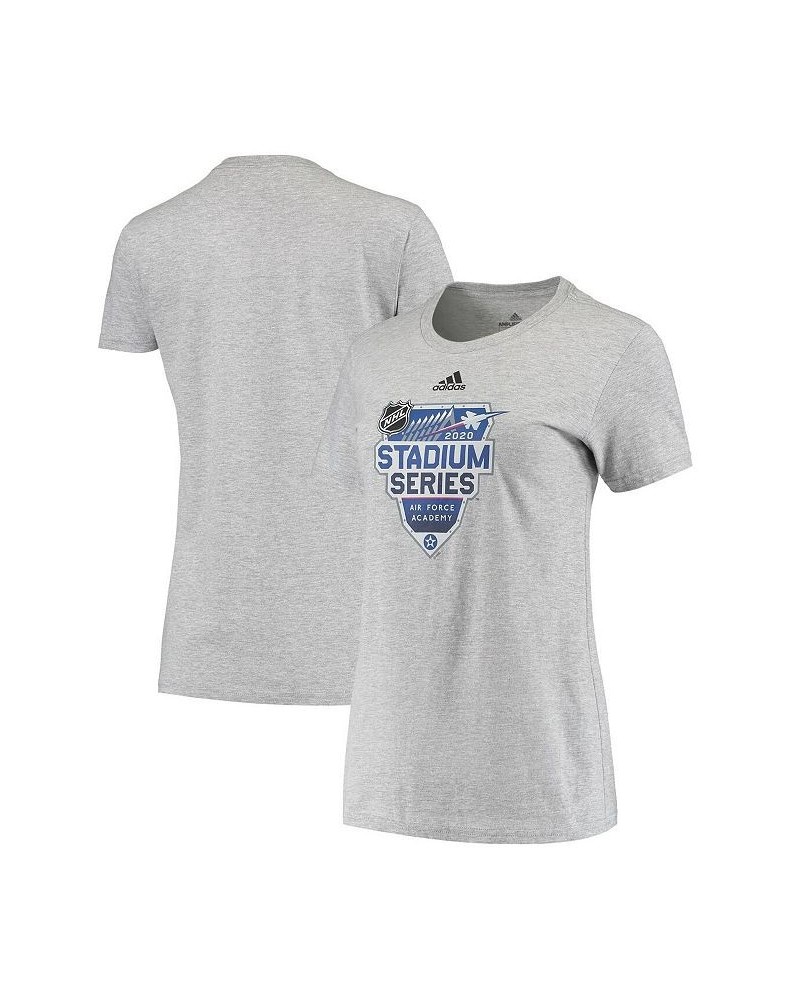 Women's Heathered Gray 2020 NHL Stadium Series T-shirt Heathered Gray $16.80 Tops