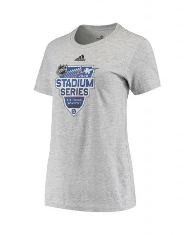 Women's Heathered Gray 2020 NHL Stadium Series T-shirt Heathered Gray $16.80 Tops