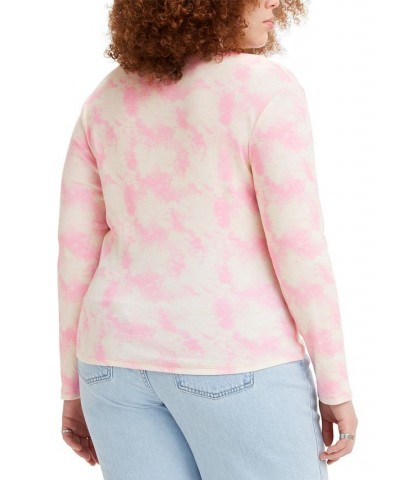 Plus Size Honey Long Sleeve T-Shirt Begonia Pink $10.55 Tops