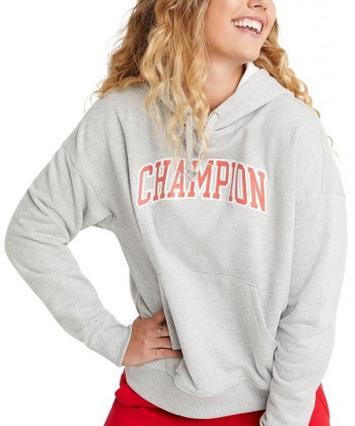 Women's Powerblend Fleece Sweatshirt Hoodie Oxford Gray $15.04 Sweatshirts