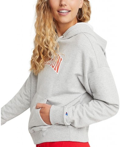 Women's Powerblend Fleece Sweatshirt Hoodie Oxford Gray $15.04 Sweatshirts