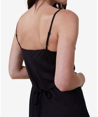 Women's Drew Mini Slip Dress Black $24.74 Dresses